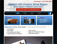 Tablet Screenshot of beaconhillshoerepair.com